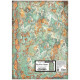 Hoja Papel  Arroz Stamperia 50x70 cms. Peony pattern