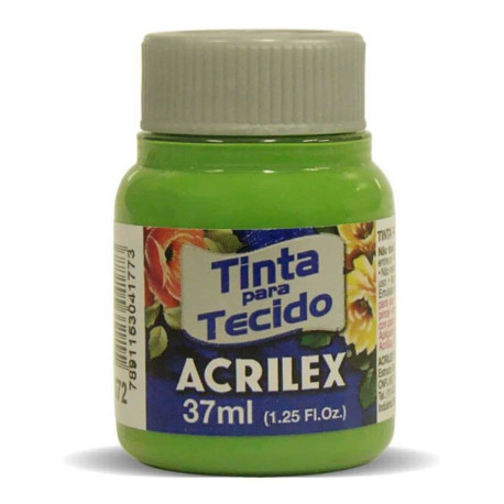 Pintura Tela Mate Acrilex Nº 501 37 ML. Azul Turquesa