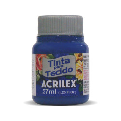 Pintura Tela Mate Acrilex Nº 502 37 ML. Azul Cobalto