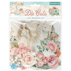 Die Cuts surtidos -Stamperia Wonderland