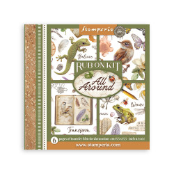 Rub-on Stamperia Set 6 Hojas 15.5x15 cms. All Around