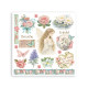 Rub-on Stamperia Set 6 Hojas 15.5x15 cms. Wonderland