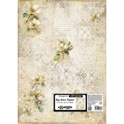 Hoja Papel  Arroz Stamperia 50x70 cms. All Around Camelia