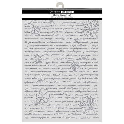 Stencil Stamperia Din A-3  All Around cartas y flores