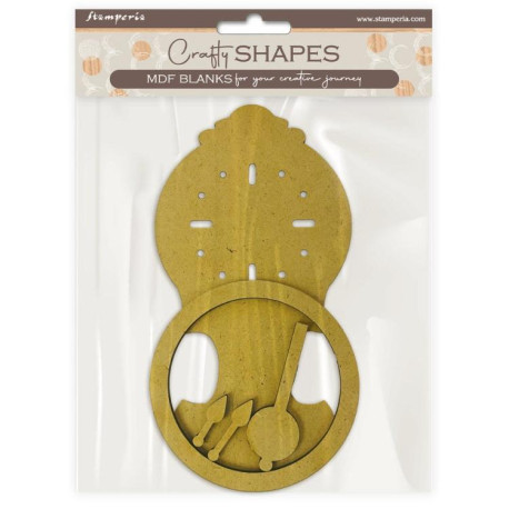 Formas decorativas Stamperia : Reloj despertador