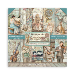 kit de Papeles Scrap Stamperia 30 x30 Alice PROXIMAMENTE