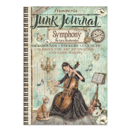 Junk Journal Stamperia Backgrounds Symphony