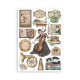 Washi pad 8 hojas A5 Stamperia Symphony