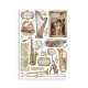 Washi pad 8 hojas A5 Stamperia Symphony