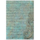 Kit 8 Papeles arroz A-6 Stamperia Backgrounds Symphony