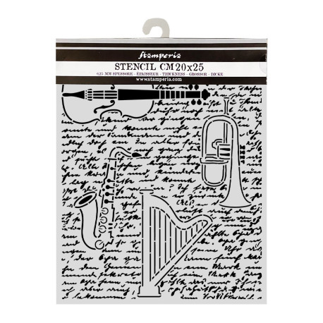 Stencil Stamperia Steampunk 15X20CM Y 0.5MM PROXIMAMENTE