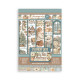 Washi pad 8 hojas A5 Stamperia White Christmas