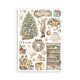 Washi pad 8 hojas A5 Stamperia White Christmas
