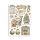 Washi pad 8 hojas A5 Stamperia White Christmas
