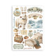Washi pad 8 hojas A5 Stamperia White Christmas