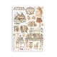 Washi pad 8 hojas A5 Stamperia White Christmas