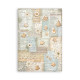 Washi pad 8 hojas A5 Stamperia White Christmas