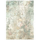 Kit 8 Papeles arroz A-6 Stamperia Backgrounds White christmas
