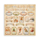 Maxi Block Papeles Scrap Stamperia 30 x30 Silent Night (una cara)