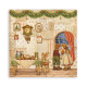 Maxi Block Papeles Scrap Stamperia 30 x30 Silent Night (una cara)