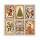 Maxi Block Papeles Scrap Stamperia 30 x30 Silent Night (una cara)