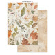 Junk Journal Stamperia Backgrounds  Flowers and Poems