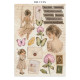 Junk Journal Stamperia Backgrounds  Flowers and Poems
