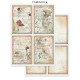 Junk Journal Stamperia Backgrounds  Flowers and Poems