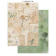 Junk Journal Stamperia Backgrounds  Flowers and Poems