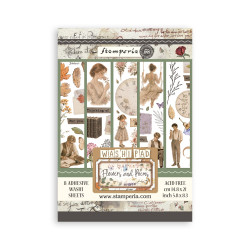 Washi pad 8 hojas A5 Coffee and chocolate Stamperia