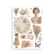 Washi pad 8 hojas A5 Stamperia Floweres and Poems