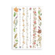 Washi pad 8 hojas A5 Stamperia Floweres and Poems