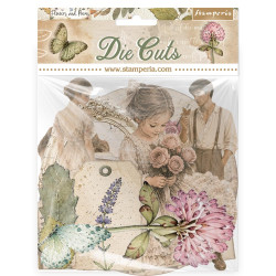 Die Cuts surtidos -Stamperia Flowers and Poems
