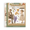 Rub-on Stamperia Set 6 Hojas 20.5x23 cms. Flowers and Poems