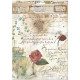 Kit 6 Papeles arroz A-4 Stamperia Flowers and Poems