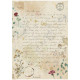 Kit 6 Papeles arroz A-4 Stamperia Flowers and Poems