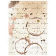 Kit 8 Papeles arroz A-6 Stamperia Backgrounds Flowers and Poems