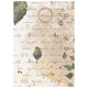 Kit 8 Papeles arroz A-6 Stamperia Backgrounds Flowers and Poems