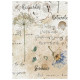 Kit 8 Papeles arroz A-6 Stamperia  Flowers and Poems