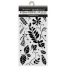 Stencil 12x25 Stamperia Flowers and poems mixed leaves