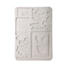 Stamperia Silicone mold A5 Flowers adn poems