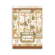 Washi pad 8 hojas A5 Stamperia Cozy Family