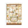 Washi pad 8 hojas A5 Stamperia Cozy Family