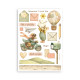 Washi pad 8 hojas A5 Coffee and chocolate Stamperia