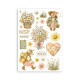 Washi pad 8 hojas A5 Coffee and chocolate Stamperia