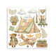 Rub-on Stamperia Set 6 Hojas 15.5x15 cms. Cozy Family