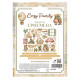 Ephemera Stamperia Cozy Family