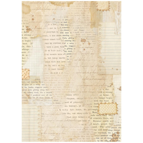Papel de Arroz Stamperia Cozy Family books