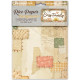 Kit 8 Papeles arroz A-6 Stamperia Backgrounds Cozy Family