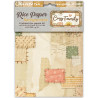 Kit 8 Papeles arroz A-6 Stamperia Backgrounds Cozy Family